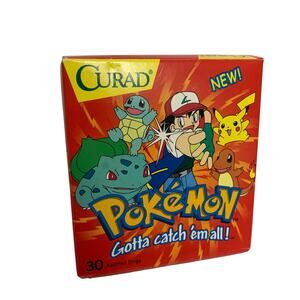 CURAD 2000 Pokemon *Opened Box* 22 Count Bandages
